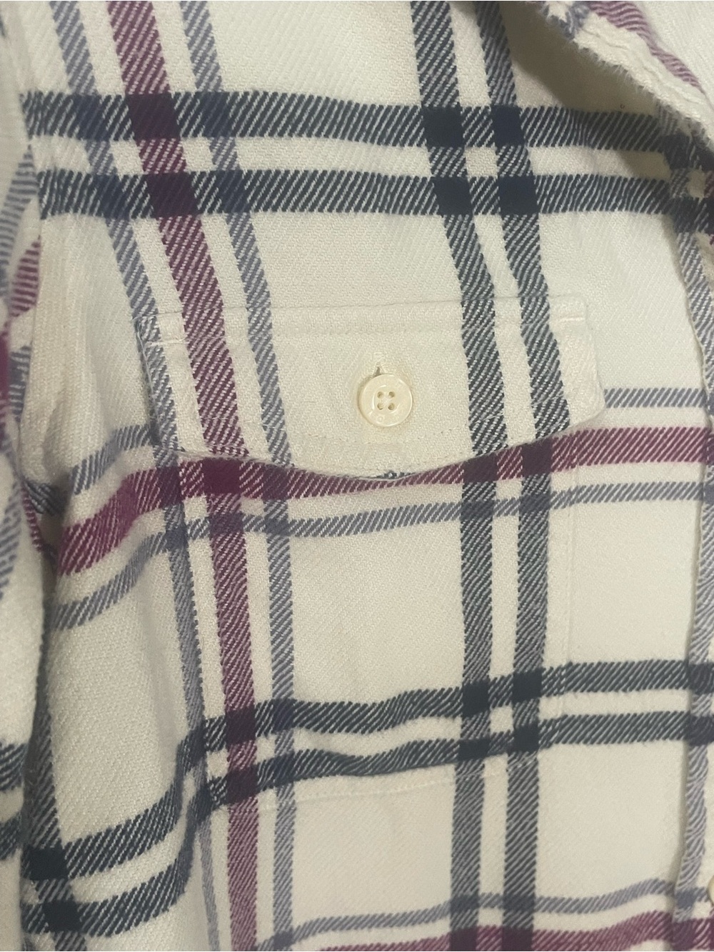 Patagonia Shirt Women’s 10 Organic Cotton Flannel Button Front Gorpcore Outdoor - Picture 6 of 11